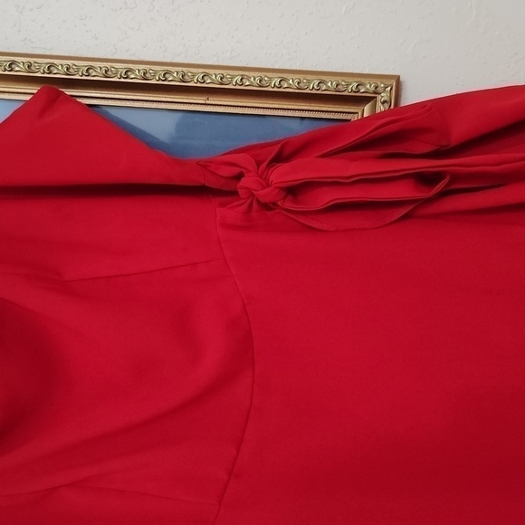 Romantic Red Sleeveless Mini Dress XXL Date Night Y2K Concert Party - Picture 7 of 12